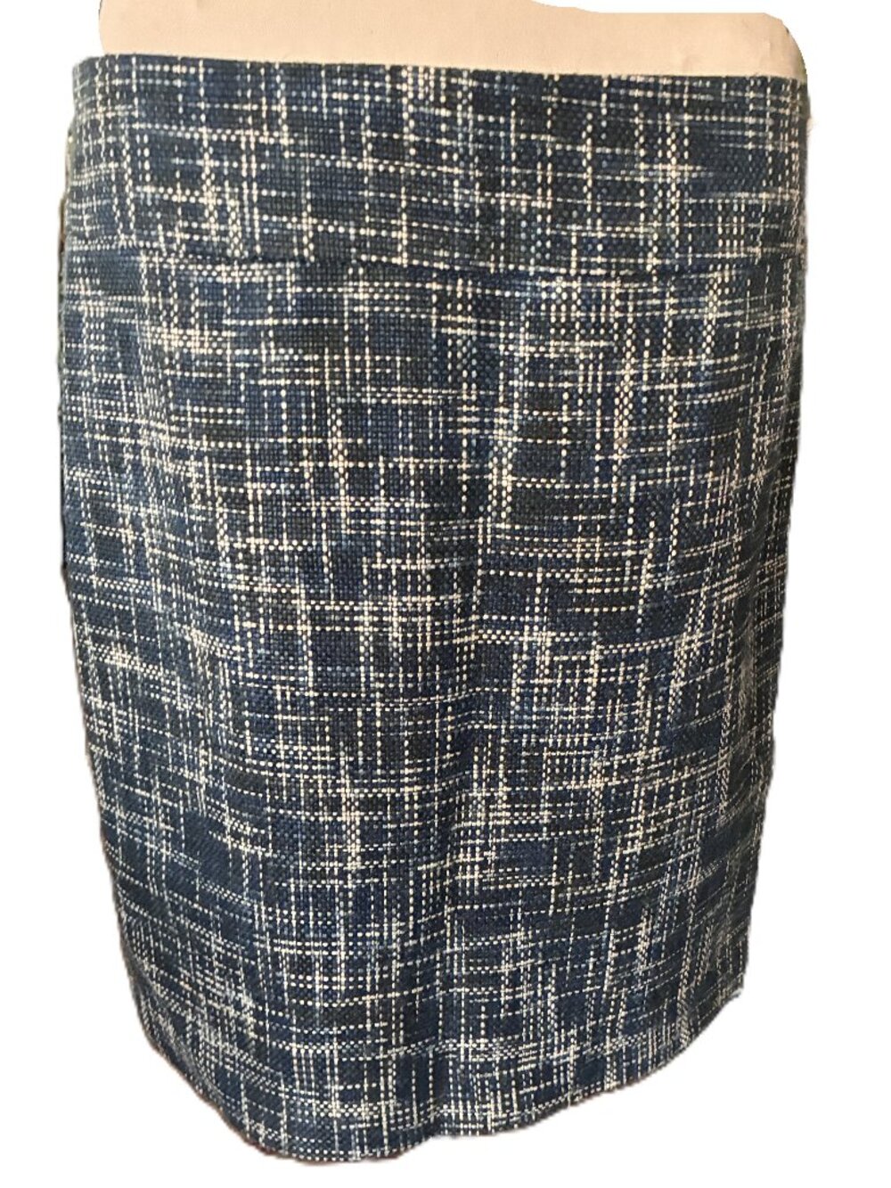 LIMITED Tweed Teal/Cream/Black Mini Skirt sz 6